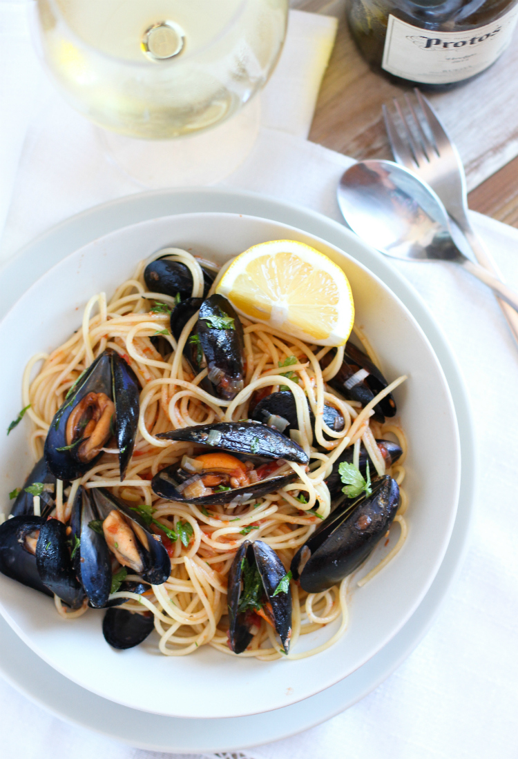 pasta-mejillones-vino