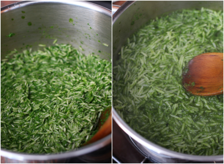 arroz verde