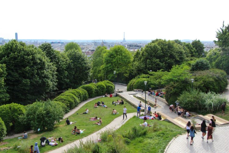 Parc de Belleville - Paris, Francia