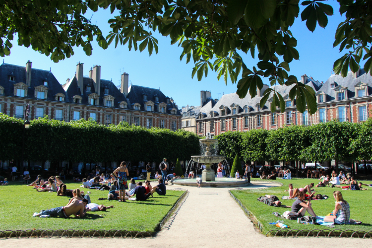 París, Francia, place des vosges