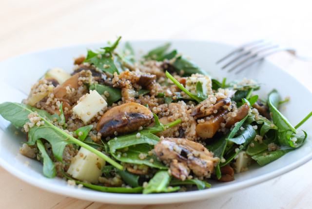 receta quinoa con espinacas