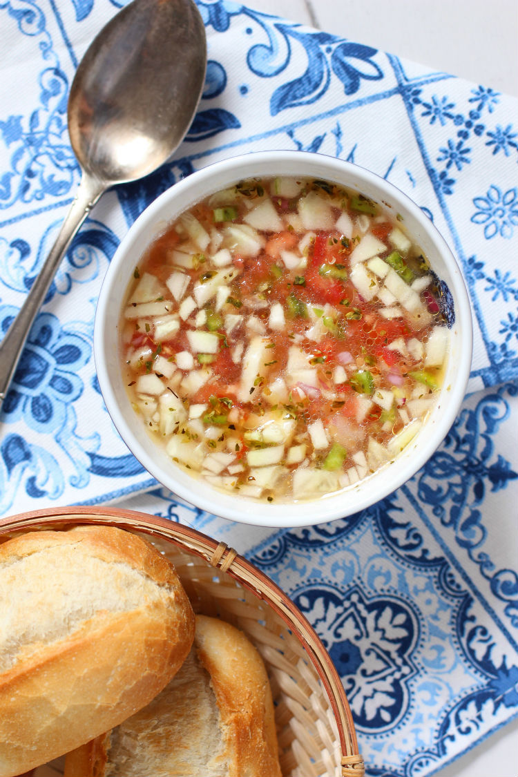 gazpacho portugues receta facil y original con fotos paso a paso