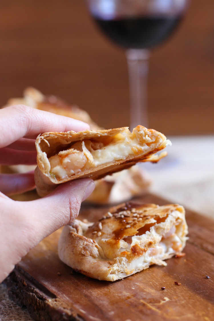 Empanadas de camarón y queso - receta con fotos paso a paso 