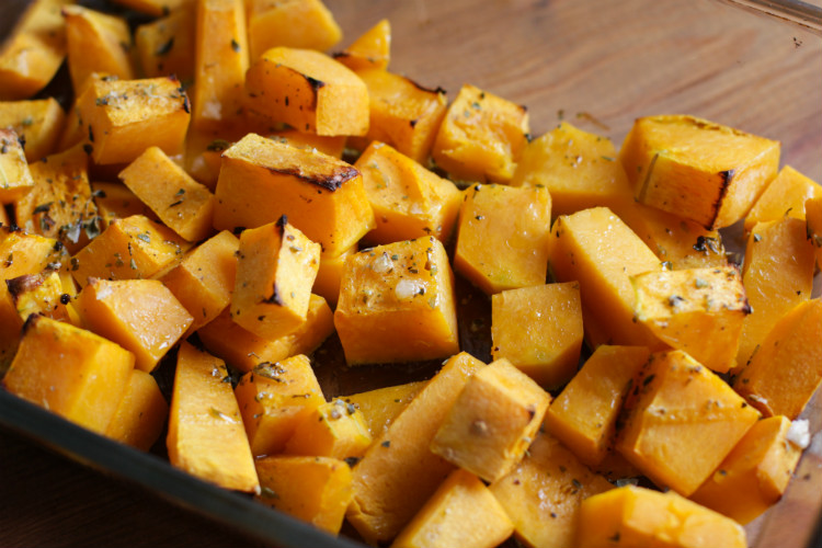 calabaza asada al horno